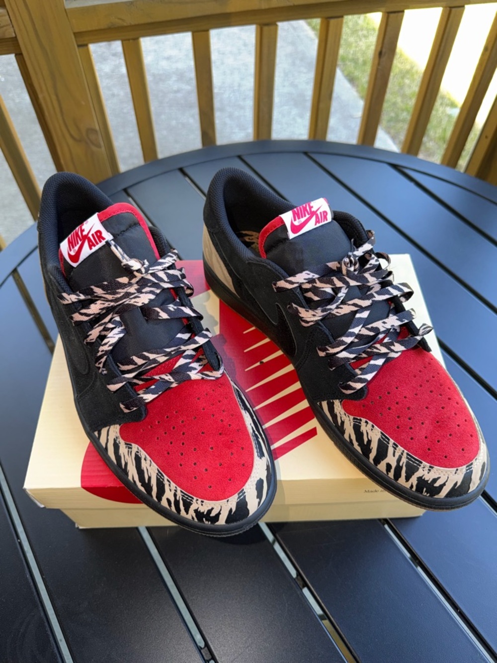 SoleFly x Air Jordan 1 Retro Low OG SP "Everglades" men’s sneakers.